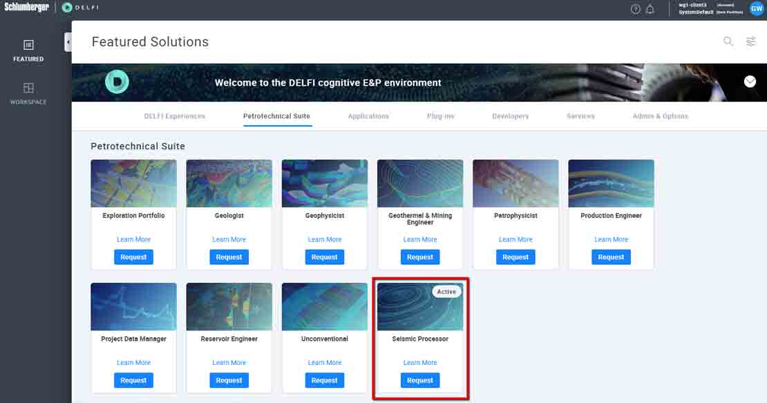 Seismic data processing in the DELFI environment 