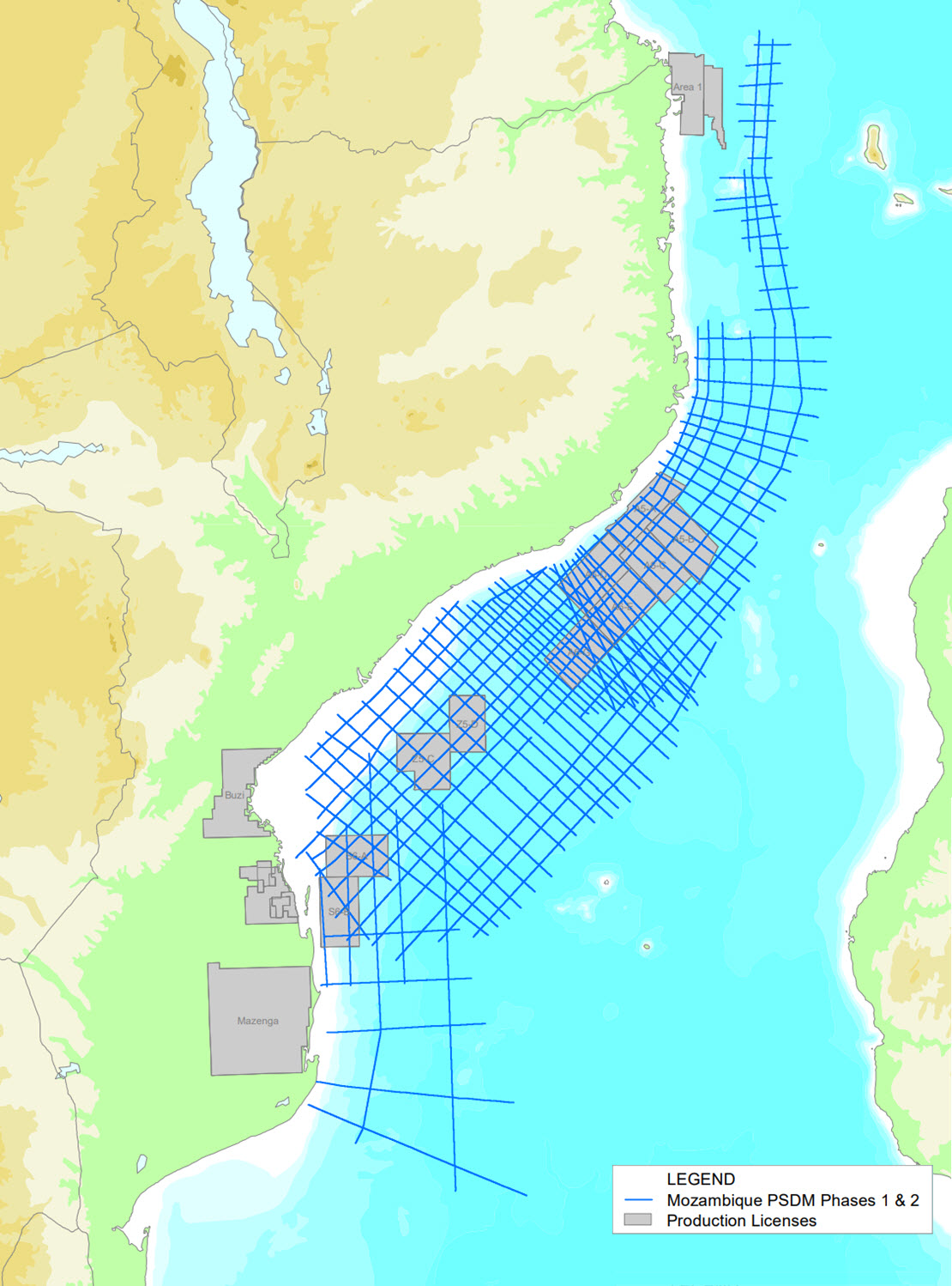 Offshore Mozambique data