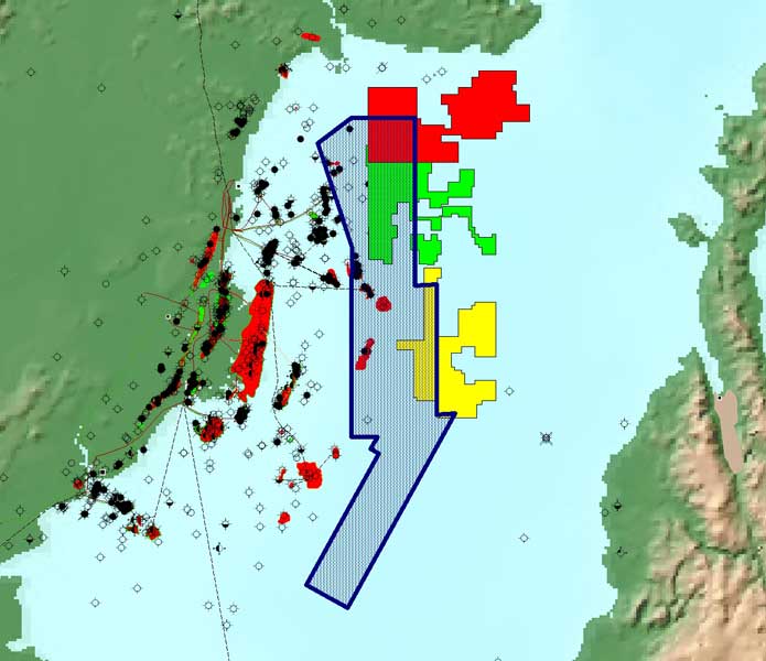 Reprocessed multiclient 3D survey map of Indonesia.