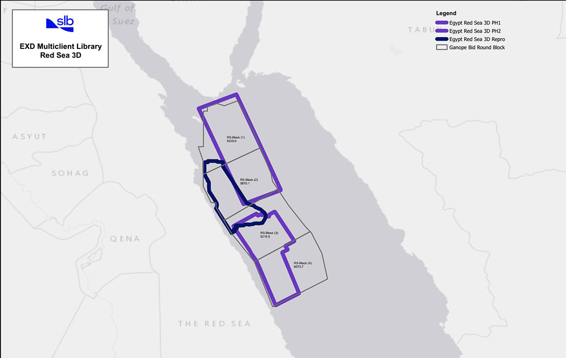 Egyptian Red Sea offshore 2D and 3D seismic surveys