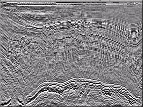 After final pre-stack depth migrated data 