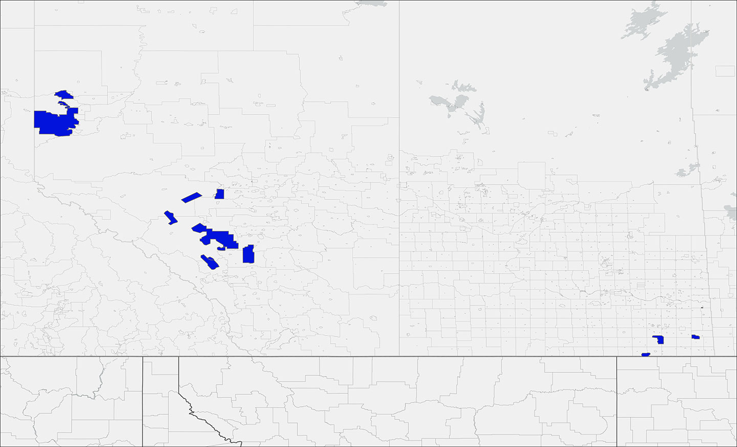 Canada regional map