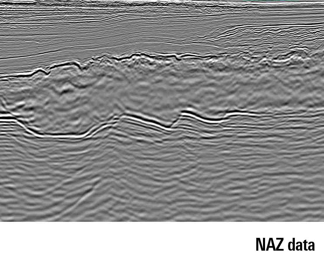 NAZ seismic data in Campeche Basin