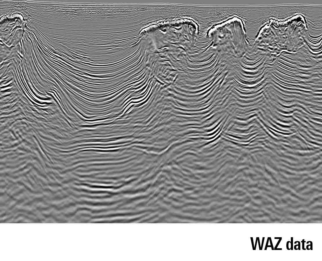 WAZ seismic data in Campeche Basin