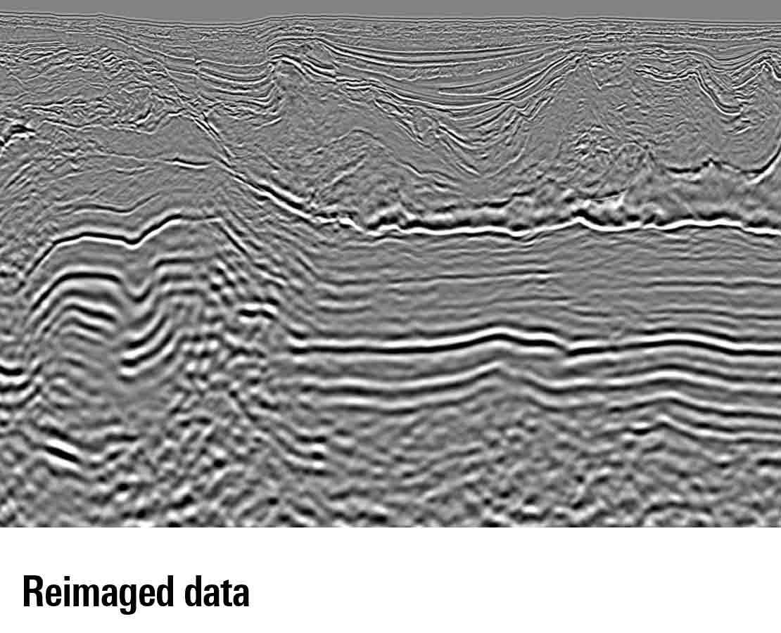 Legacy seismic data in Perdido Fold Belt