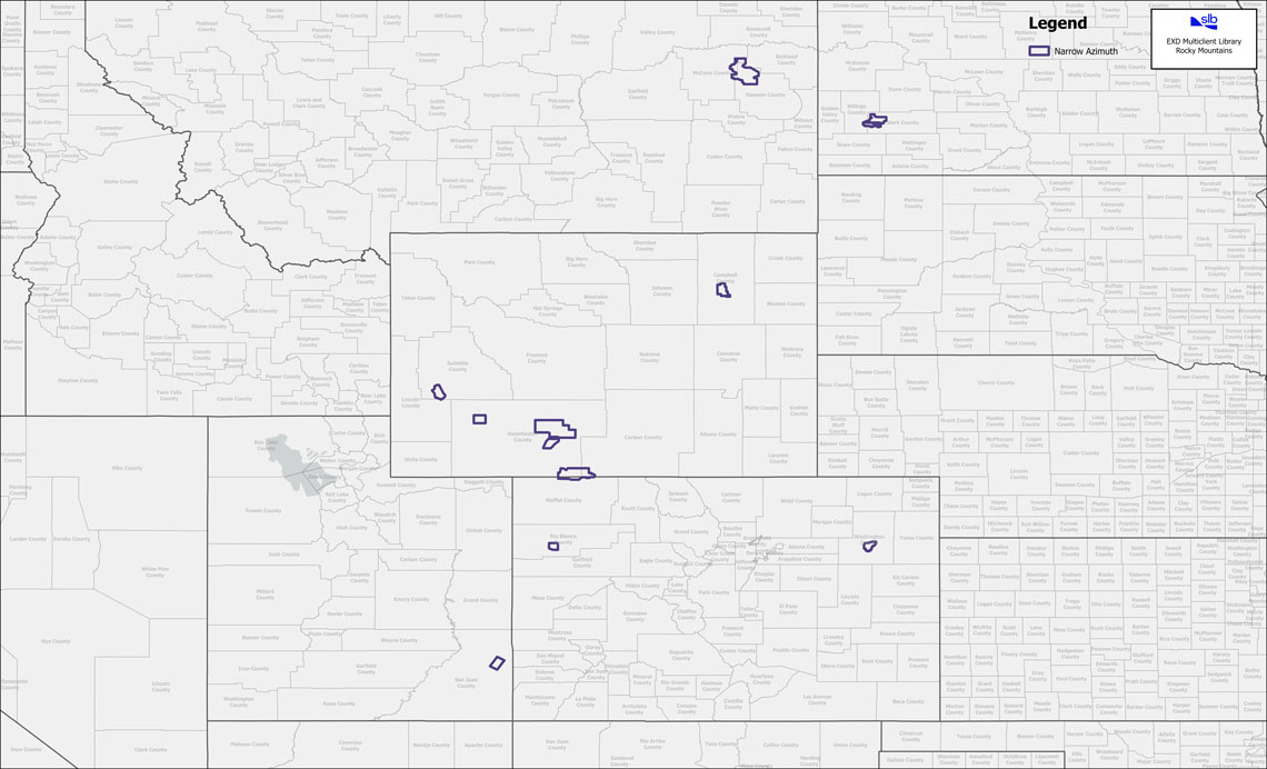 Rocky Mountains regional map