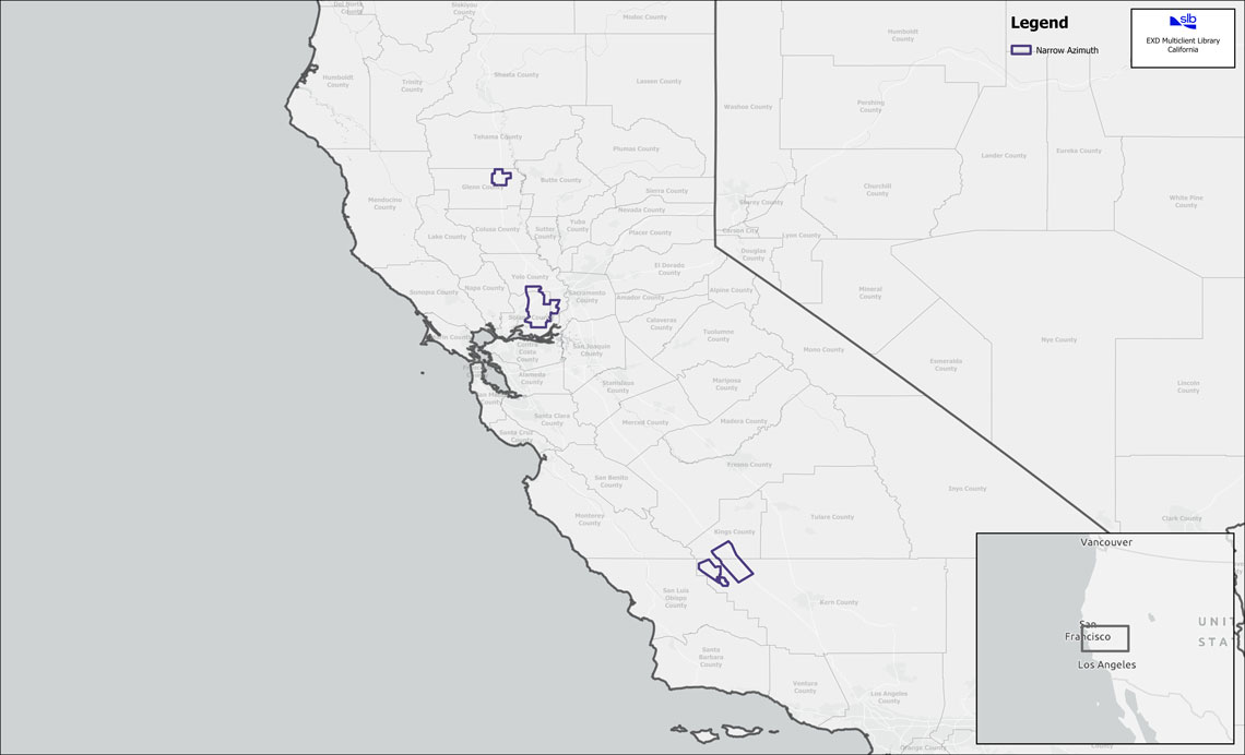 California regional map