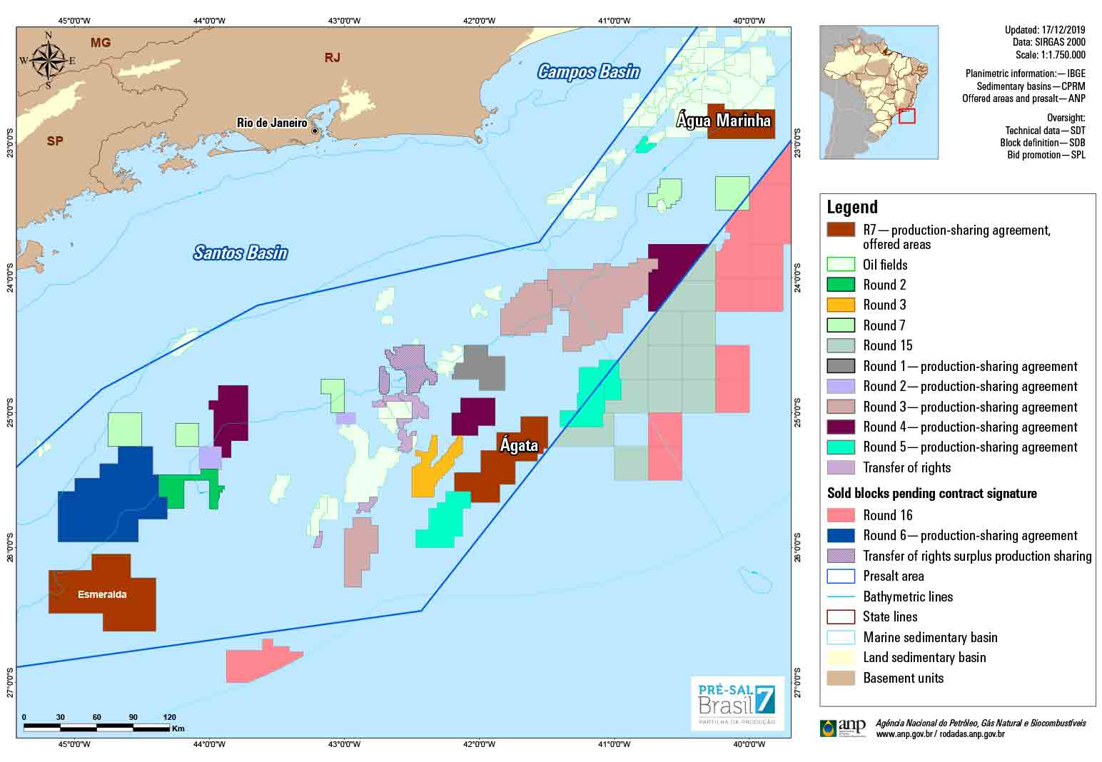 Santos and Campos Basin, offshore Brazil