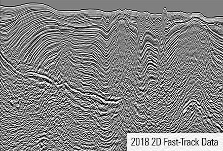Data of fast track 2D seismic for Egypt, Red Sea.