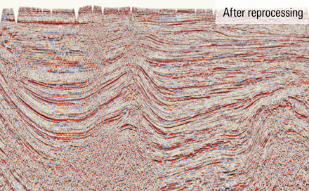 Sureste Basin after processing
