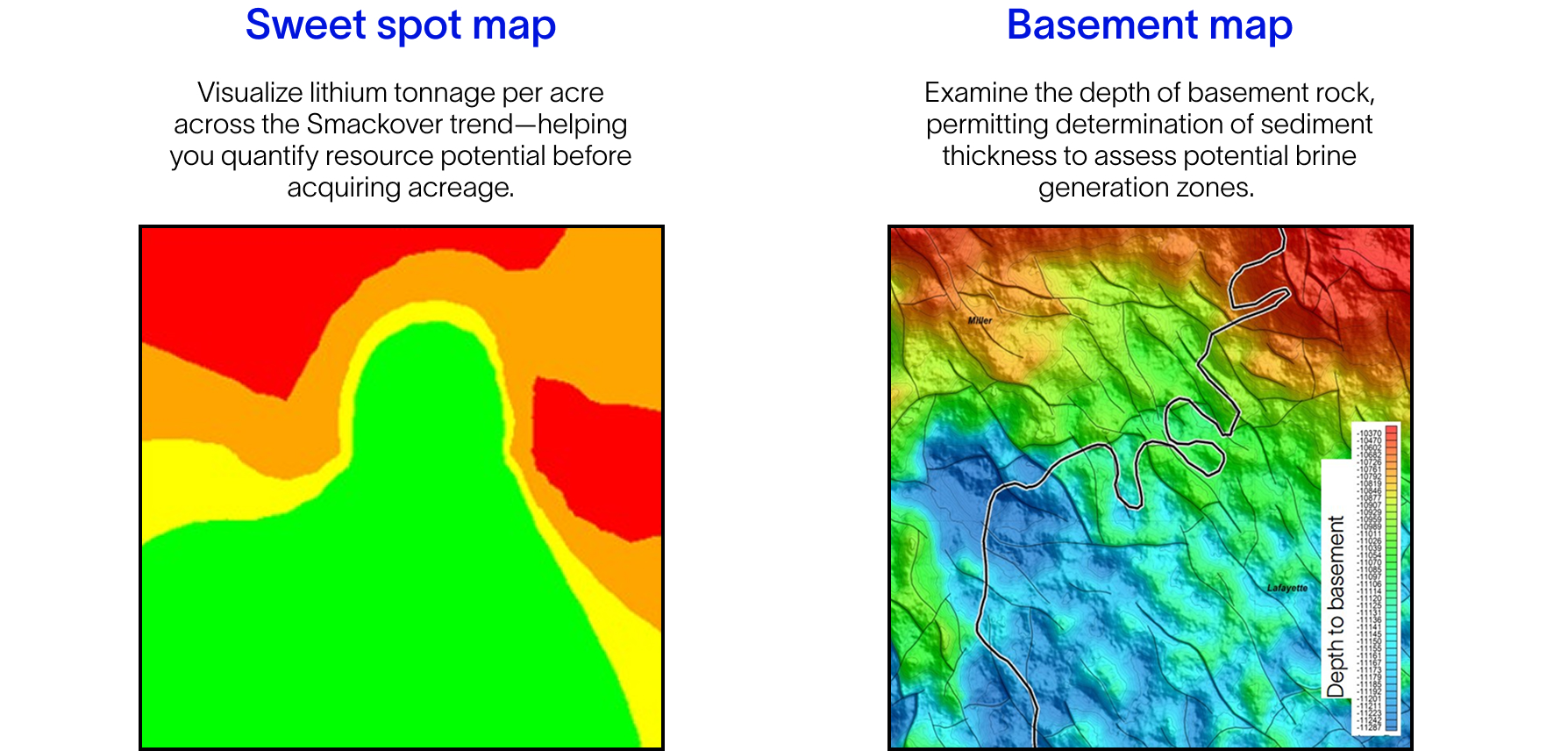 Sweet spot and Basement maps