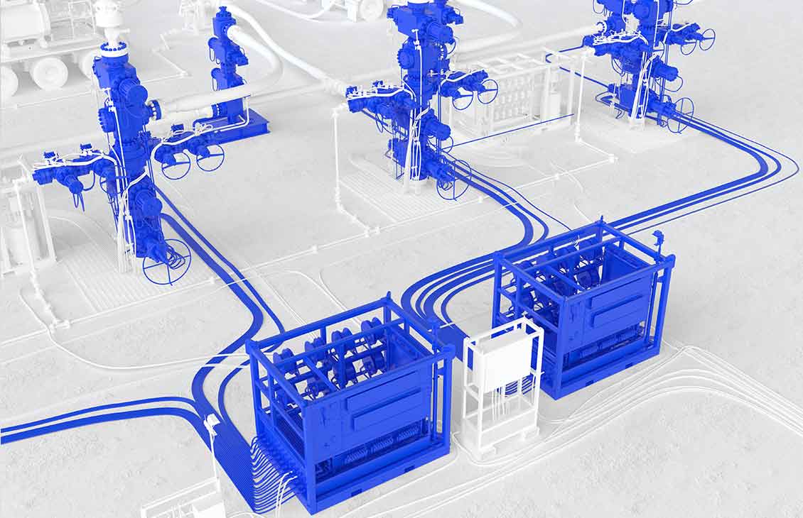 View of the ValveCommander platform showing status for multiple frac valves on a location.