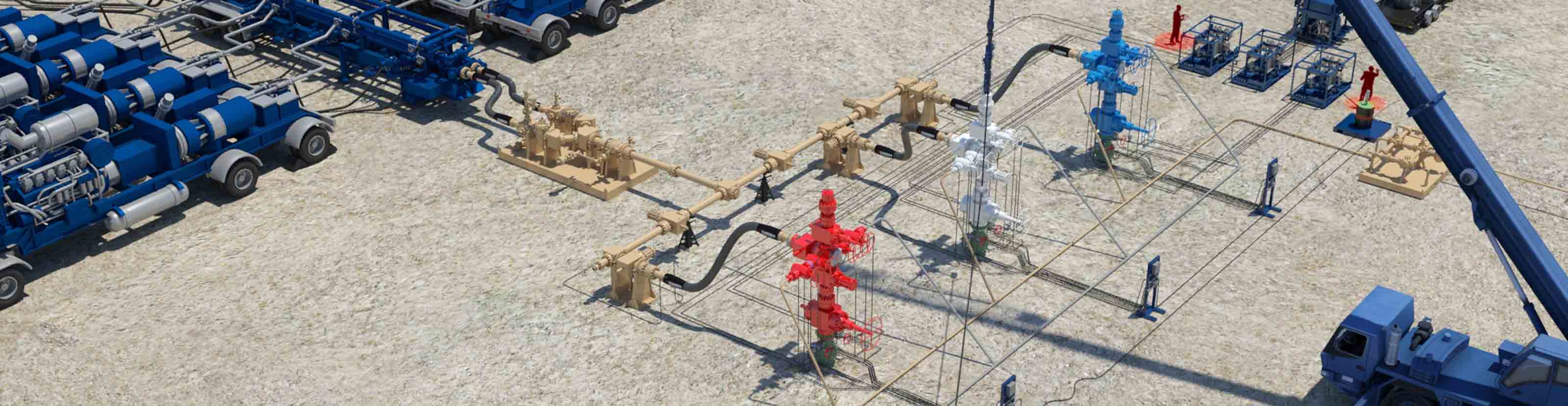 View of the ValveCommander platform showing status for multiple frac valves on a location.