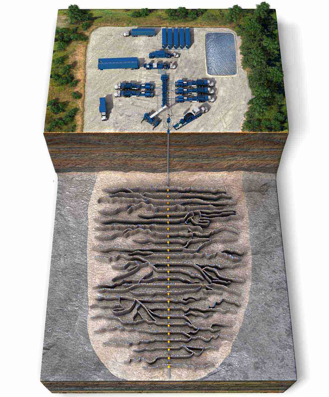 Diagram of the BroadBand Precision integrated completion service