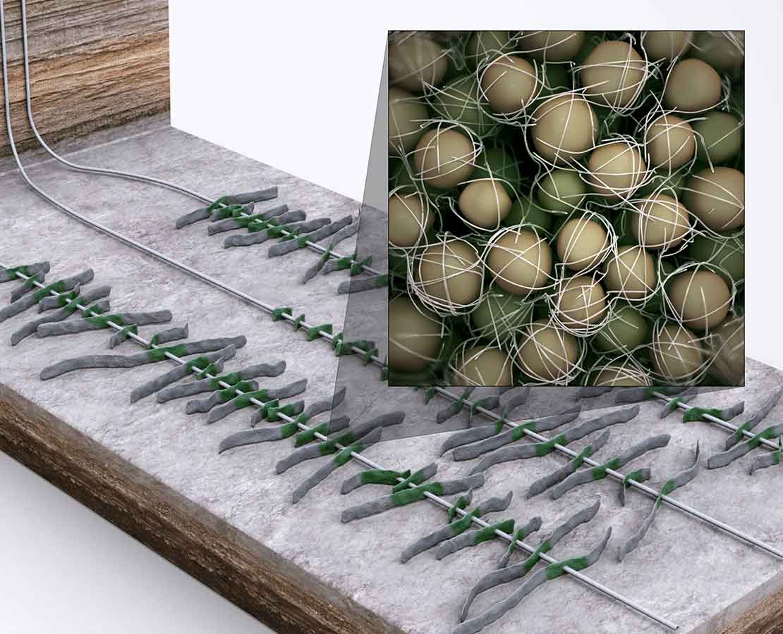 PropNET Proppant Flowback Control Technology keeps proppant in the fracture, enabling aggressive cleanup and reducing time to commercial production.