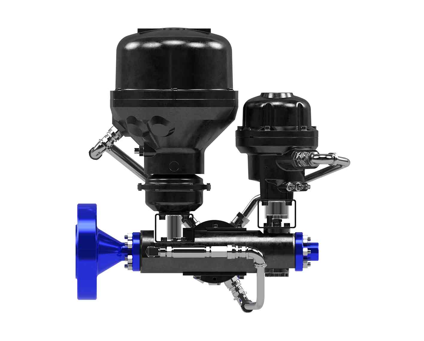 3D render of the automated pressure vent valve