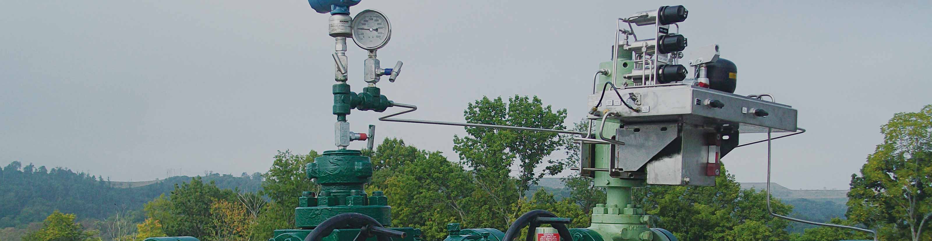 Safety shutdown valve (SSV) control system in the field.