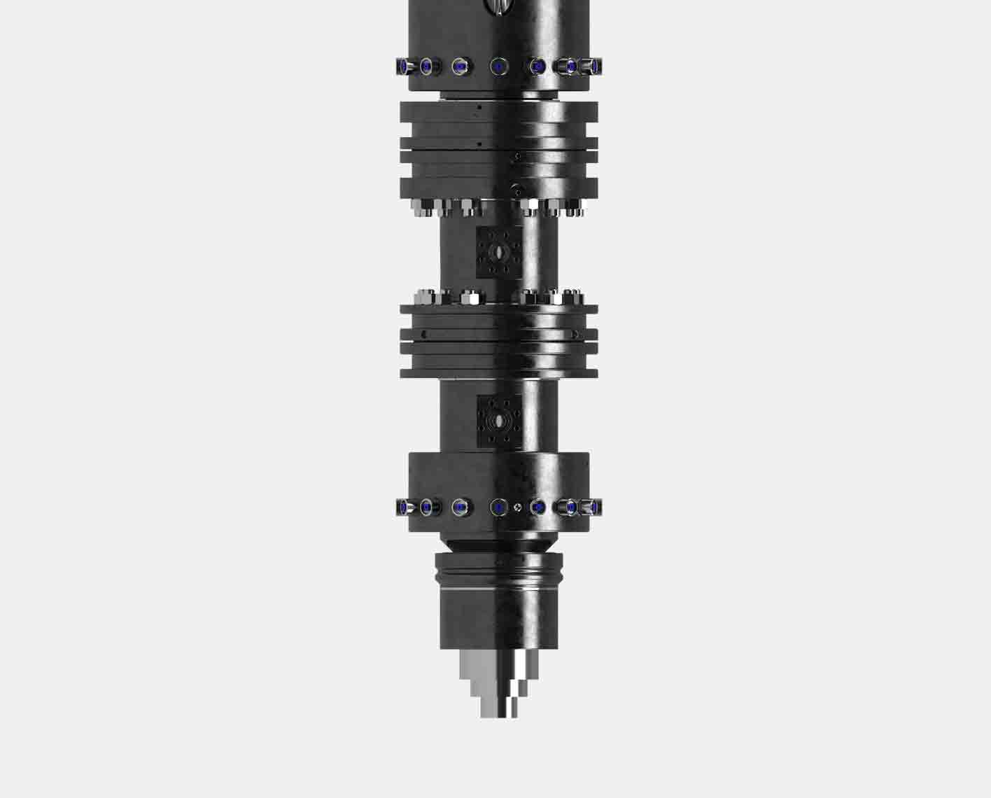Image of the Cameron single-trip compact wellhead system with one-piece hanger and seals.