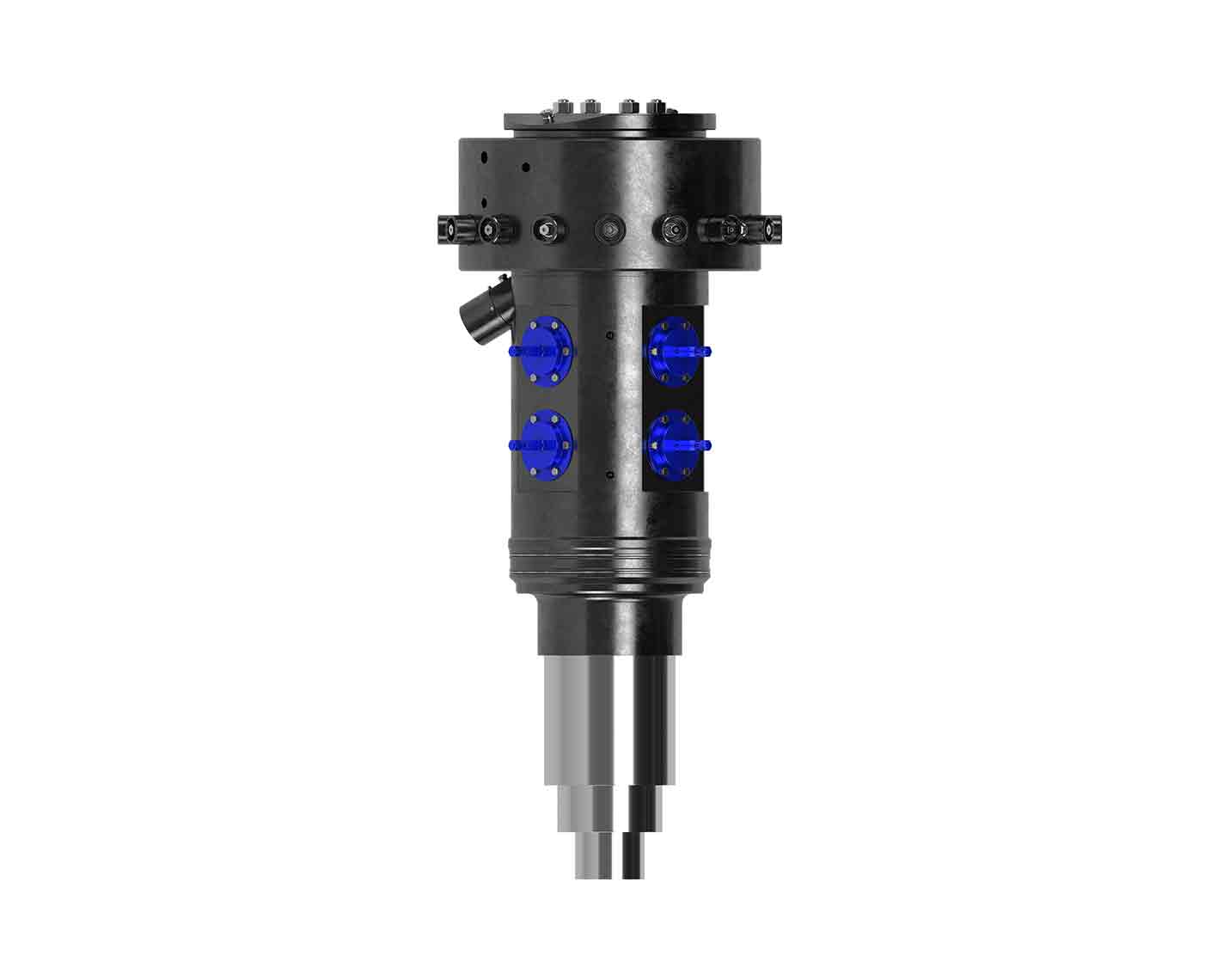 3d render of wellhead installation digital position sensing