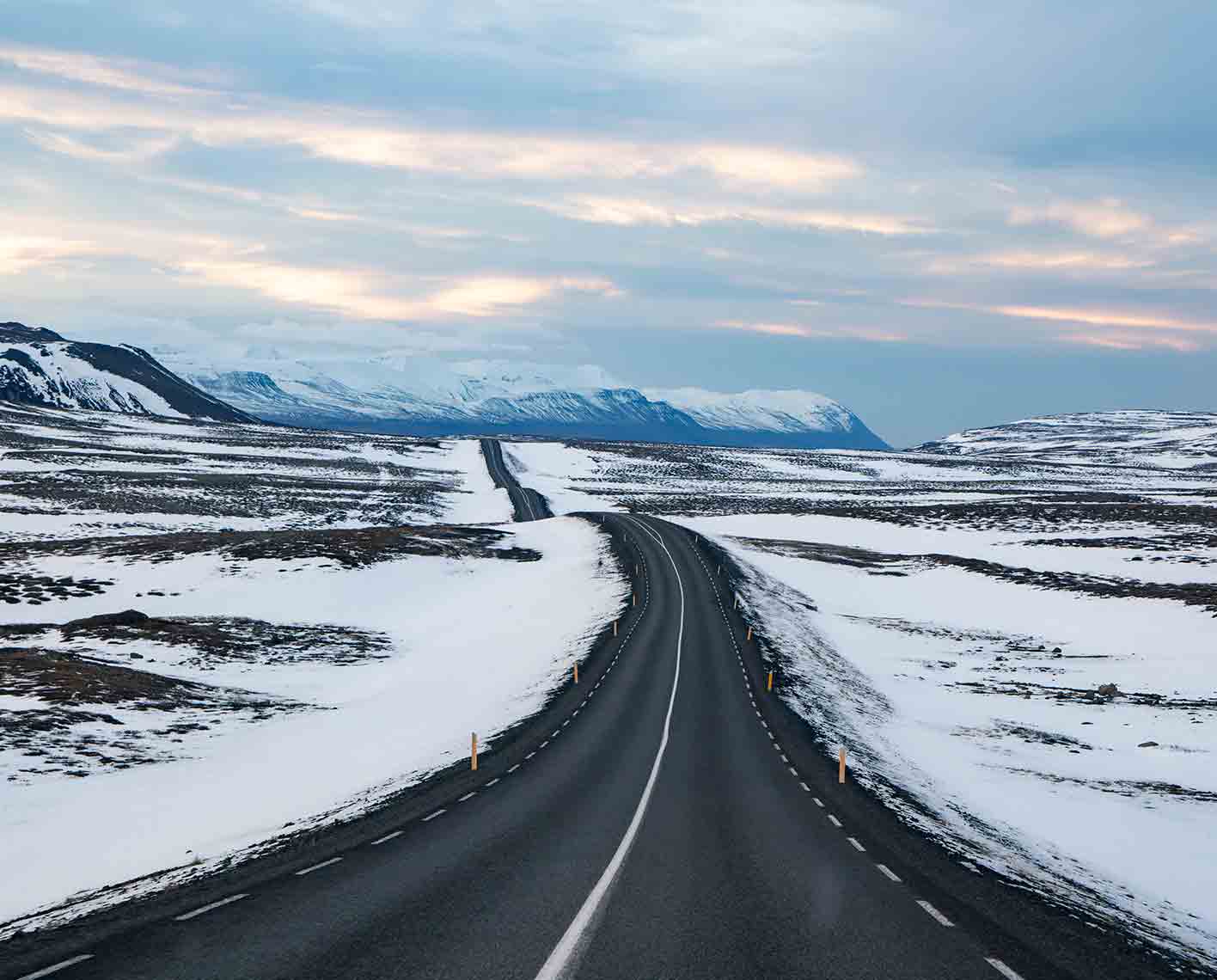 photo of a road in Iceland