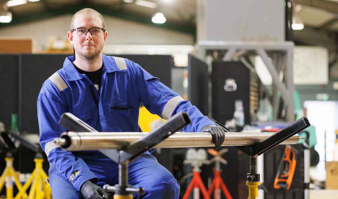 SLB operator working on a rigless thru-tubing pump