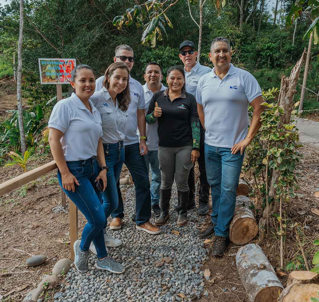 in Ecuador, we successfully created a biological corridor, ensuring the genetic continuity between flora and fauna populations.