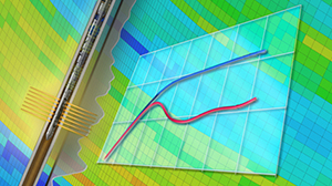 Illustration depicting data obtained using the GeoTesting geology-based well test design and interpretation services.