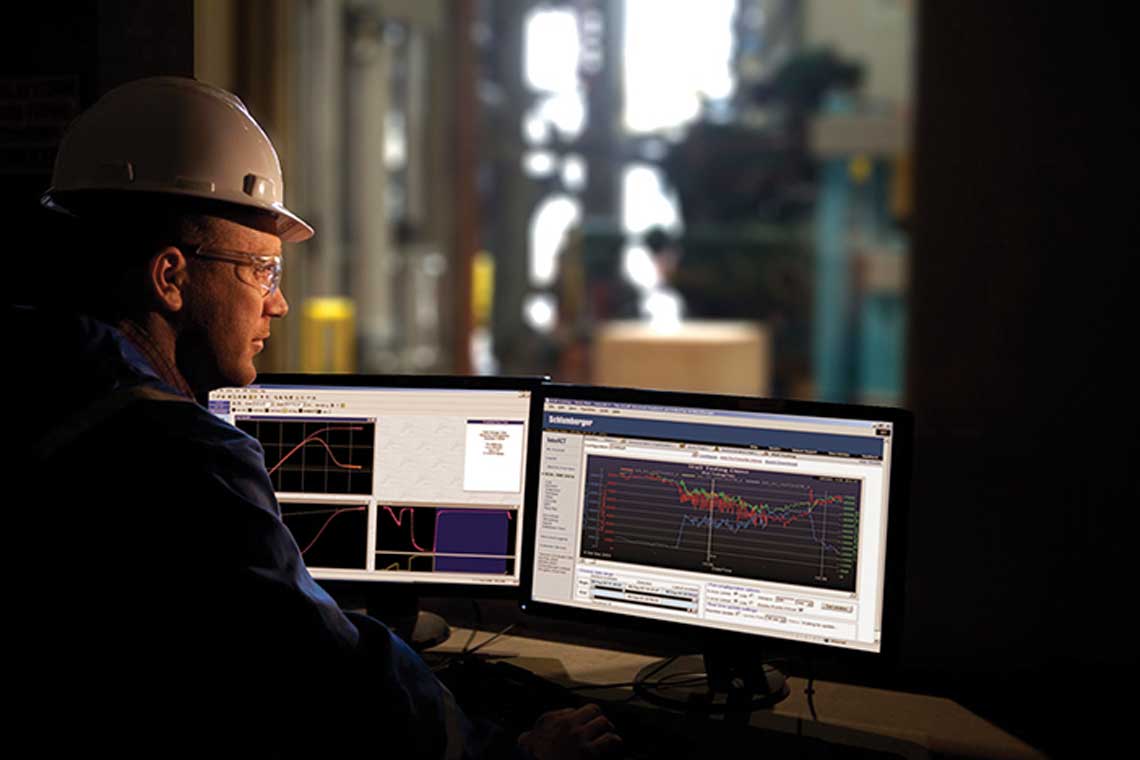 computer monitor to identify finer reservoir features and more accurately characterize the reservoir