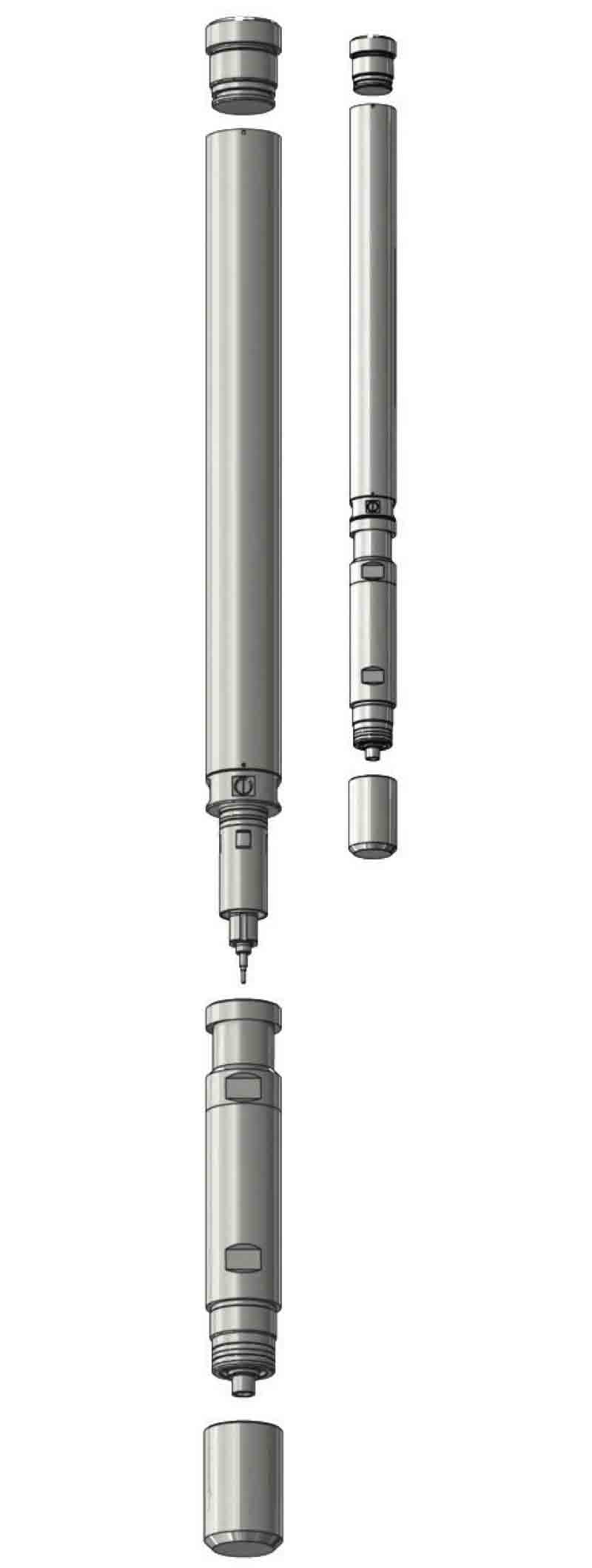 DCR tool string illustration.