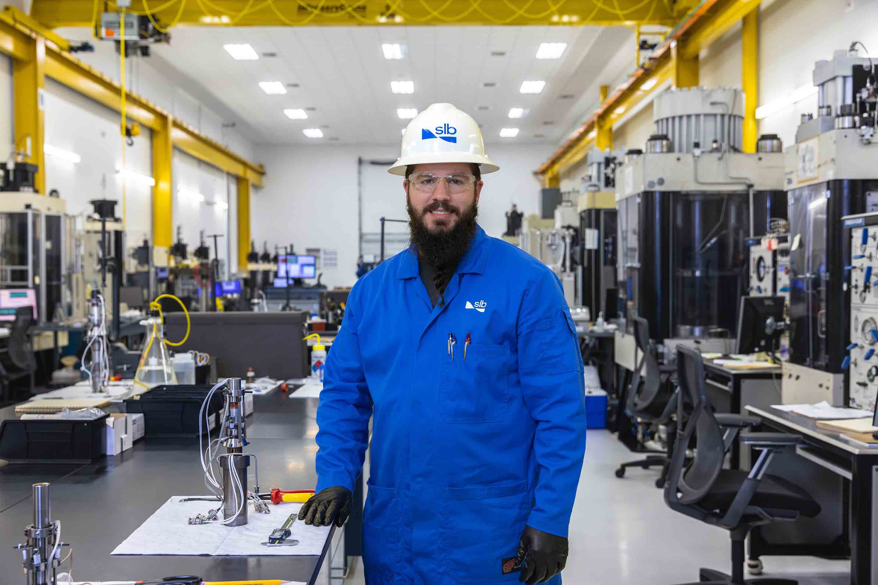 photo of a man in a lab