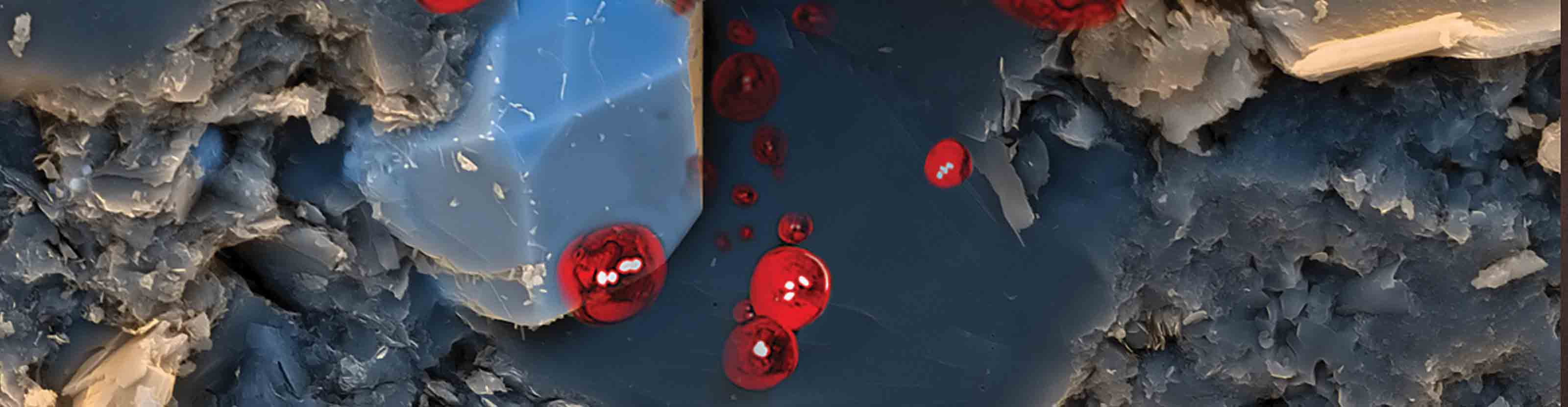 Illustration representing rock-fluid interaction services.