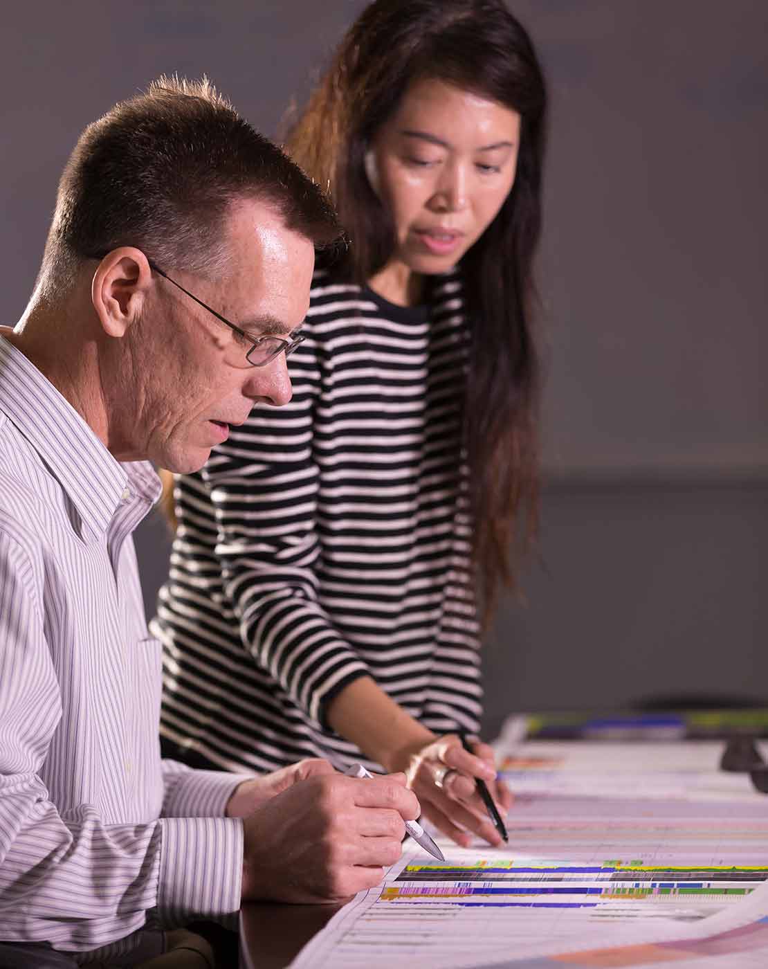 In-depth information about mineral and chemical facies can be easily integrated with wireline logs, providing guidance for more advanced mineralogical or geochemical studies.