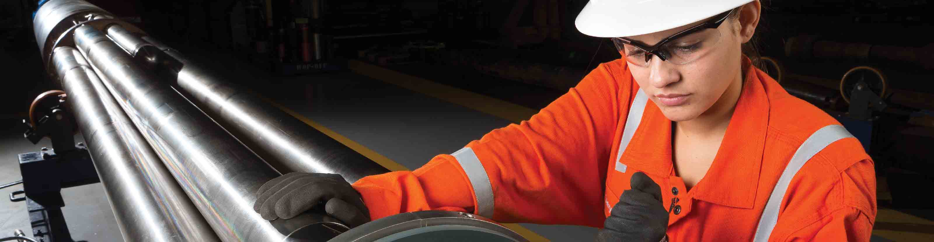 Woman adjusting a Sentree HP.