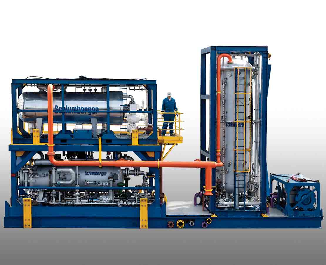 Modular compact well test system optimized packaging