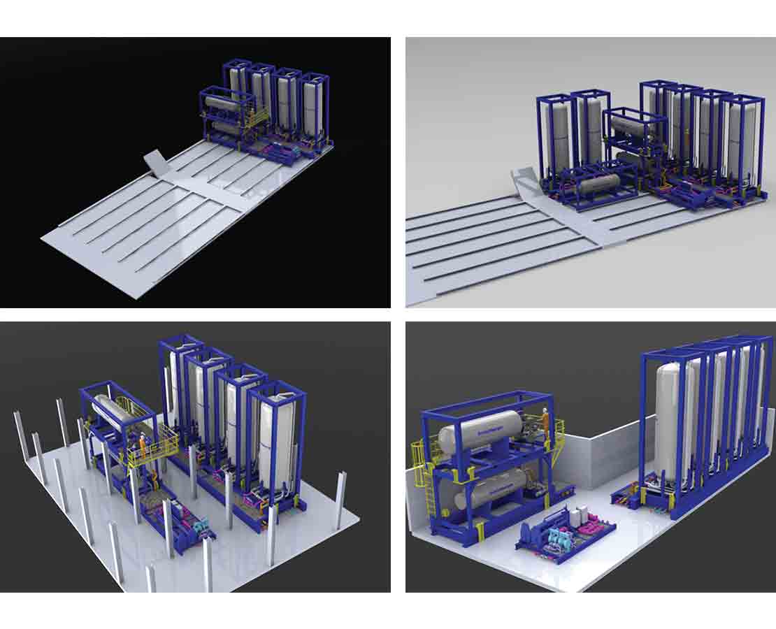 Modular compact well test system configurations