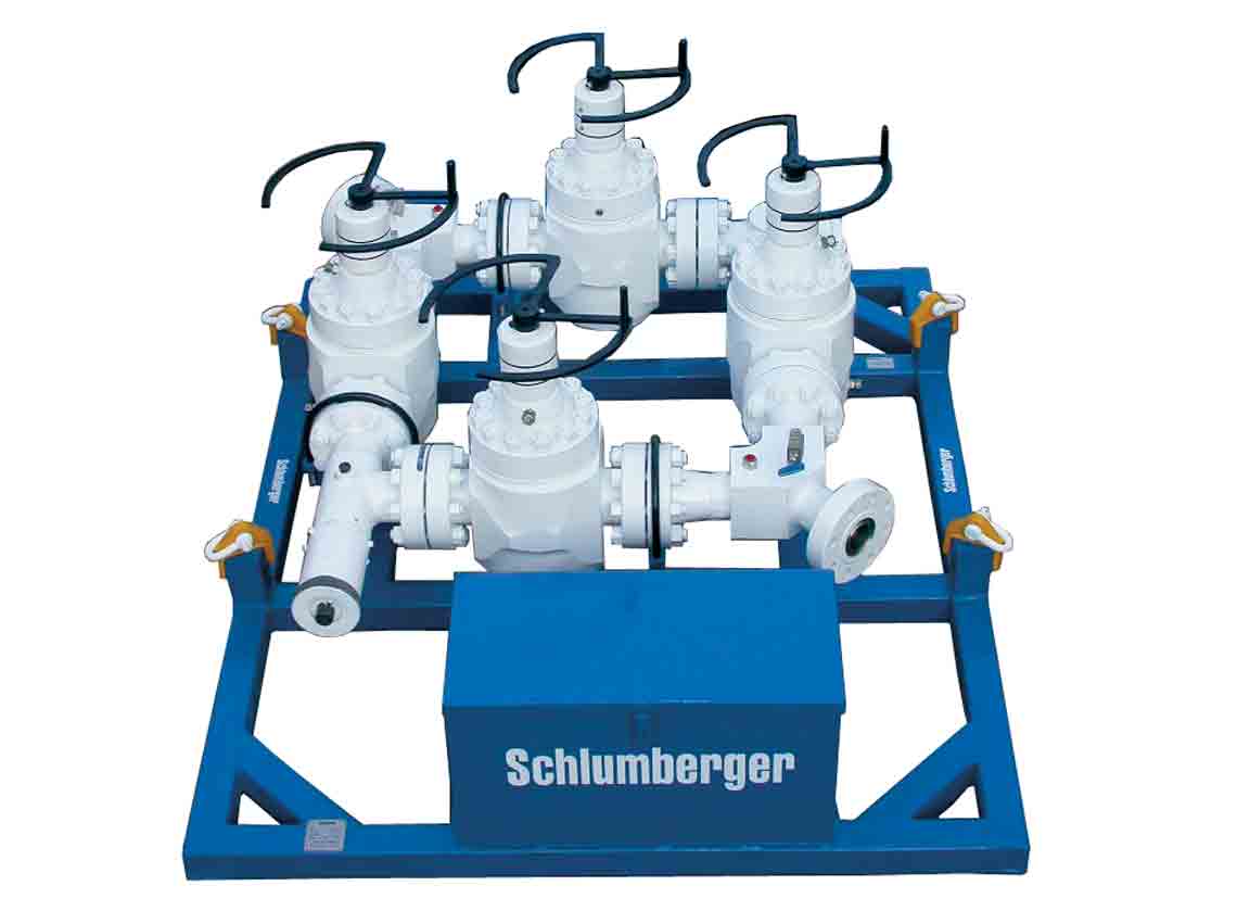 Floor choke manifold