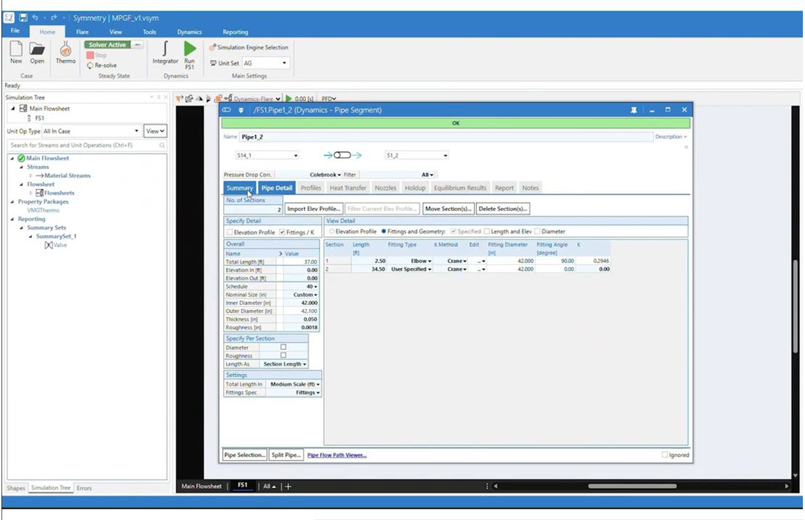 Application: OptiSite facility, equipment, and pipeline solutions