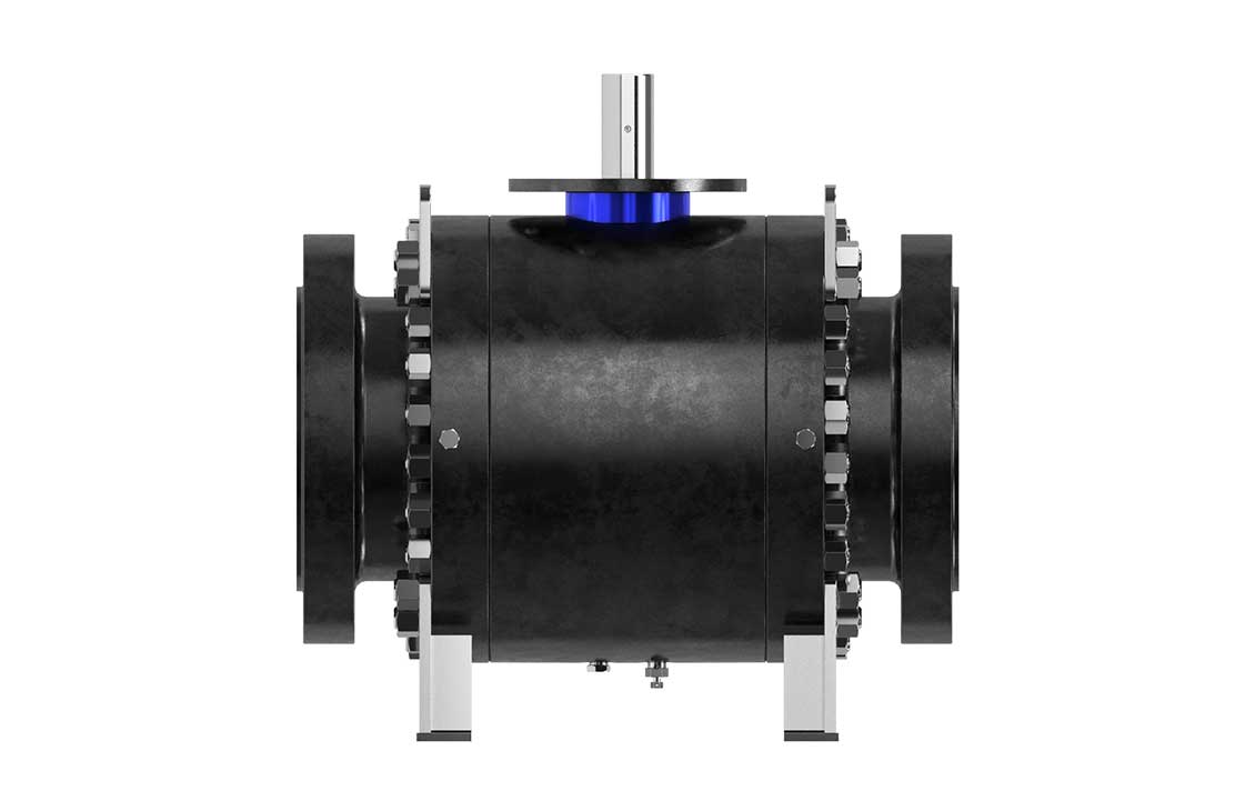 Image of Grove B5 trunnion-mounted, side-entry ball valve.