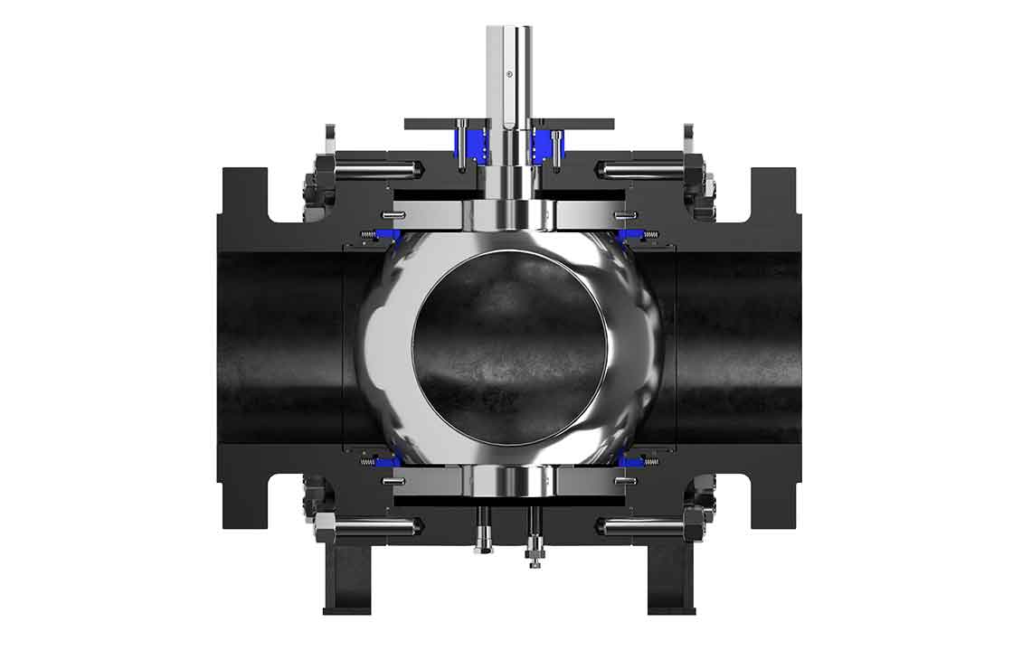 Cutaway view of a B5 Grove valve.