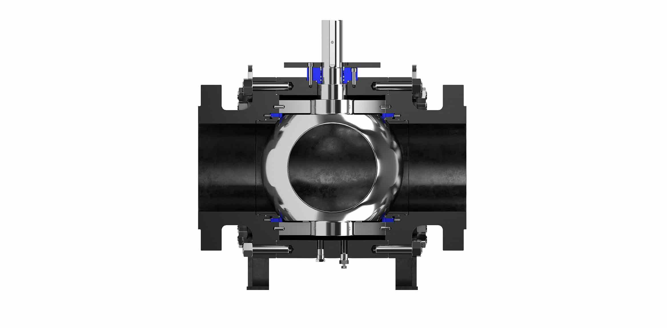 Cutaway view of a B5 Grove valve.