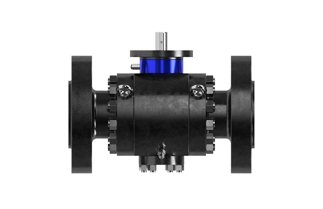 Image of Grove B7 side-entry ball valve.