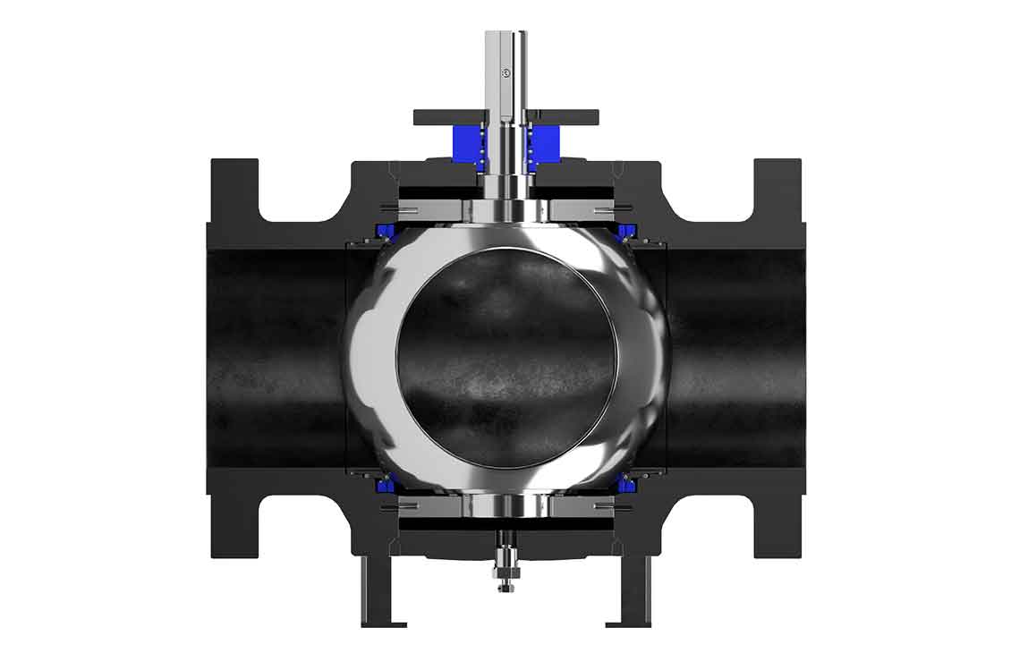 Cutaway view of a B8 Grove valve.