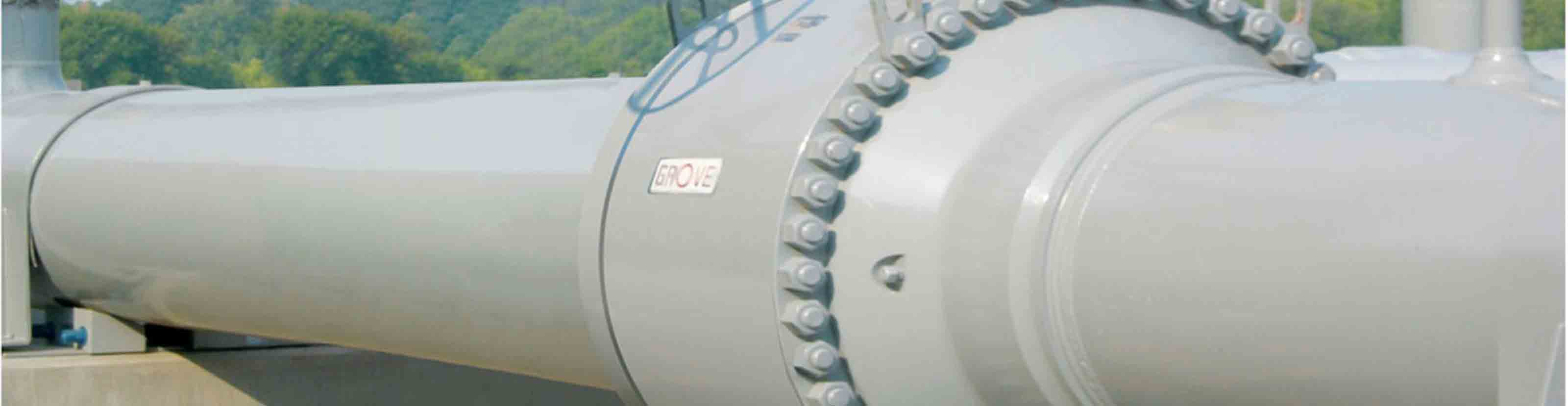 a ball valve in the field