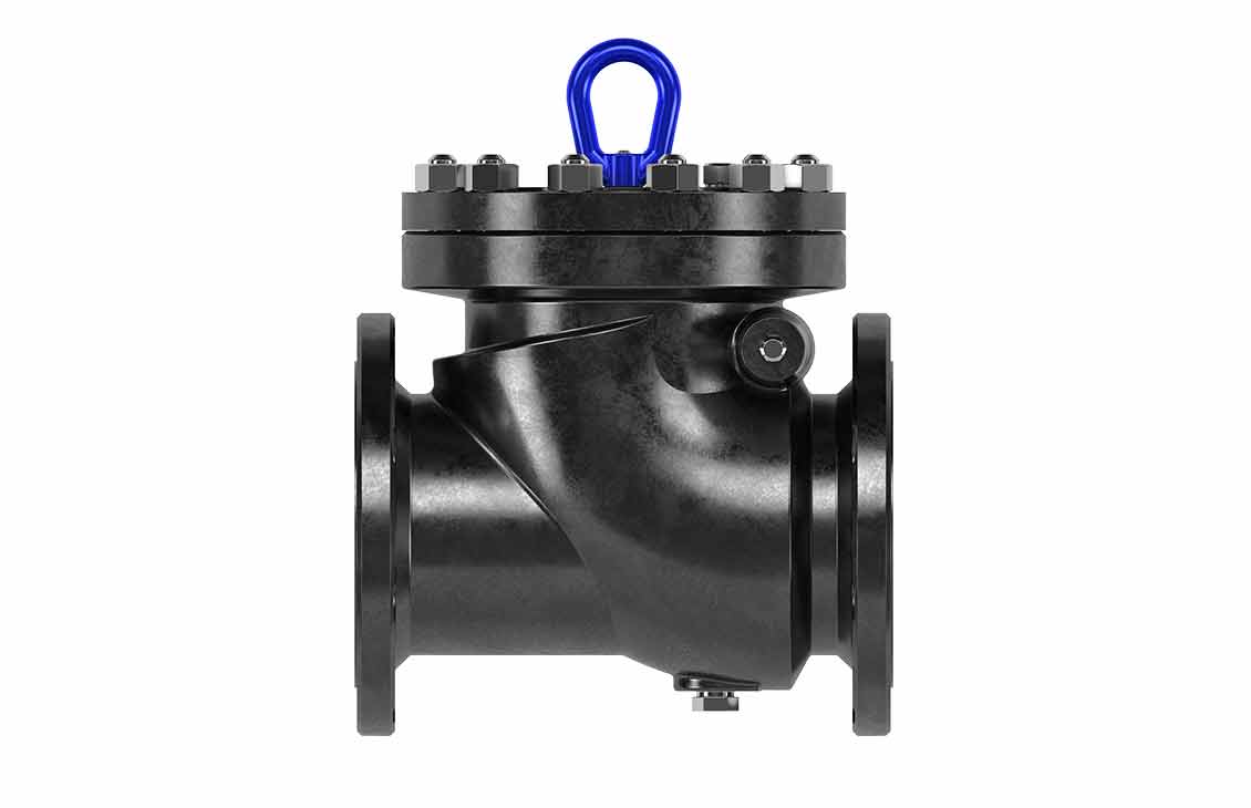 Rendering of a Series 500 Wheatley check valve.