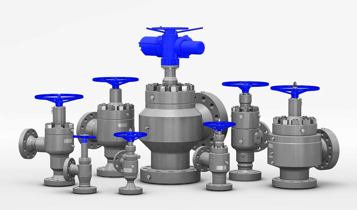 Control choke valves.