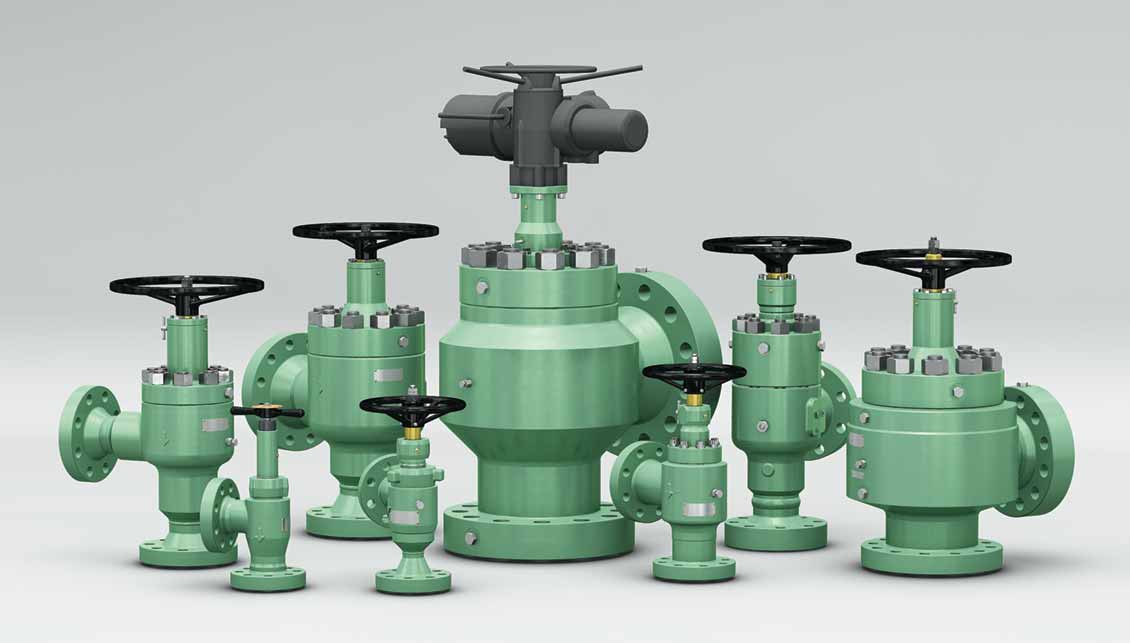 Control choke valves.