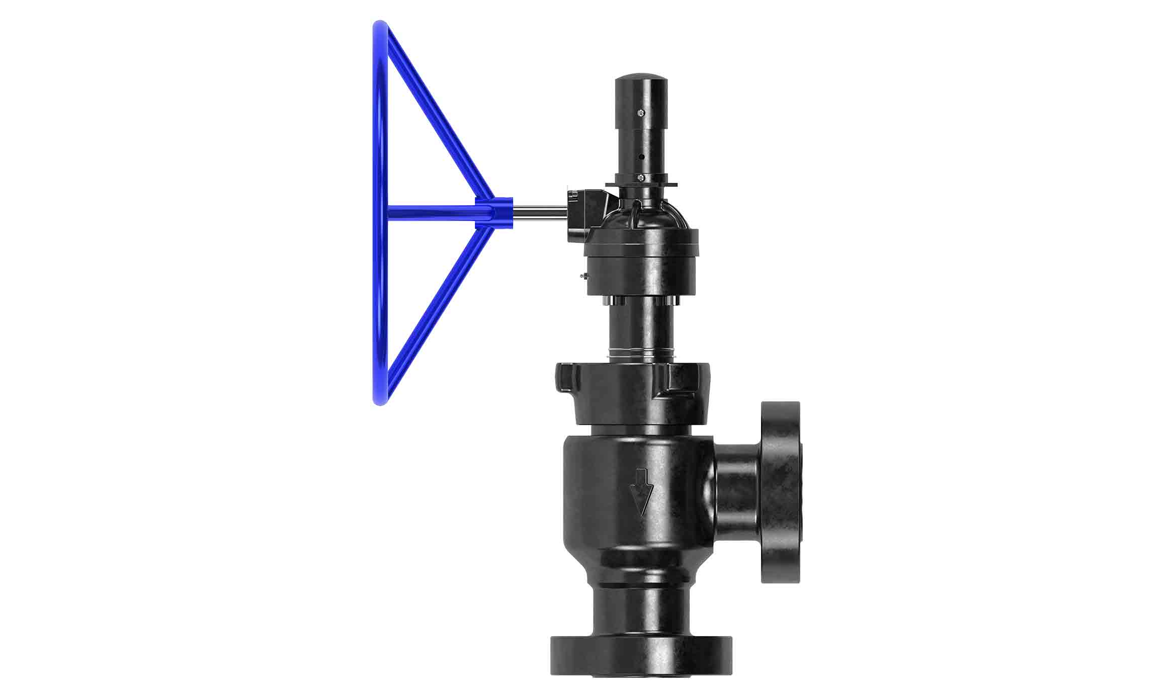 3d render of CAM 20-FB multitrim choke valve