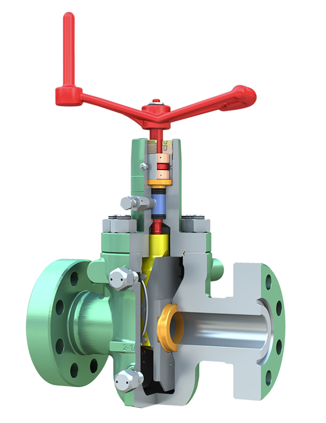 Diagram of WKM Model M Pow-R-Seal gate valve