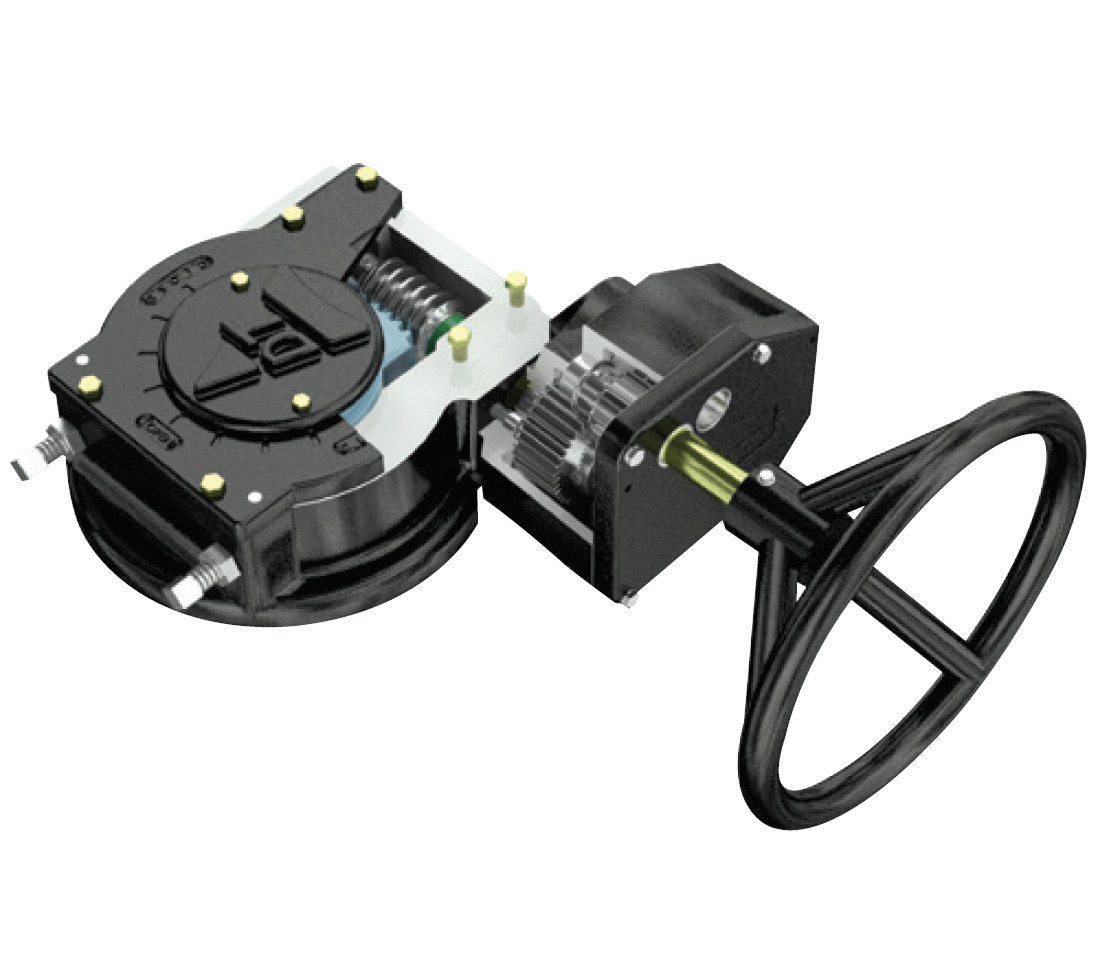 DYNATORQUE Quarter-Turn Industrial Worm-Gear Operators