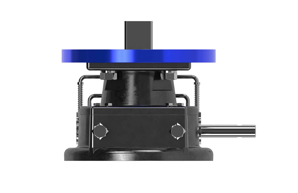 Rendering of Dynatorque SD declutchable manual override.